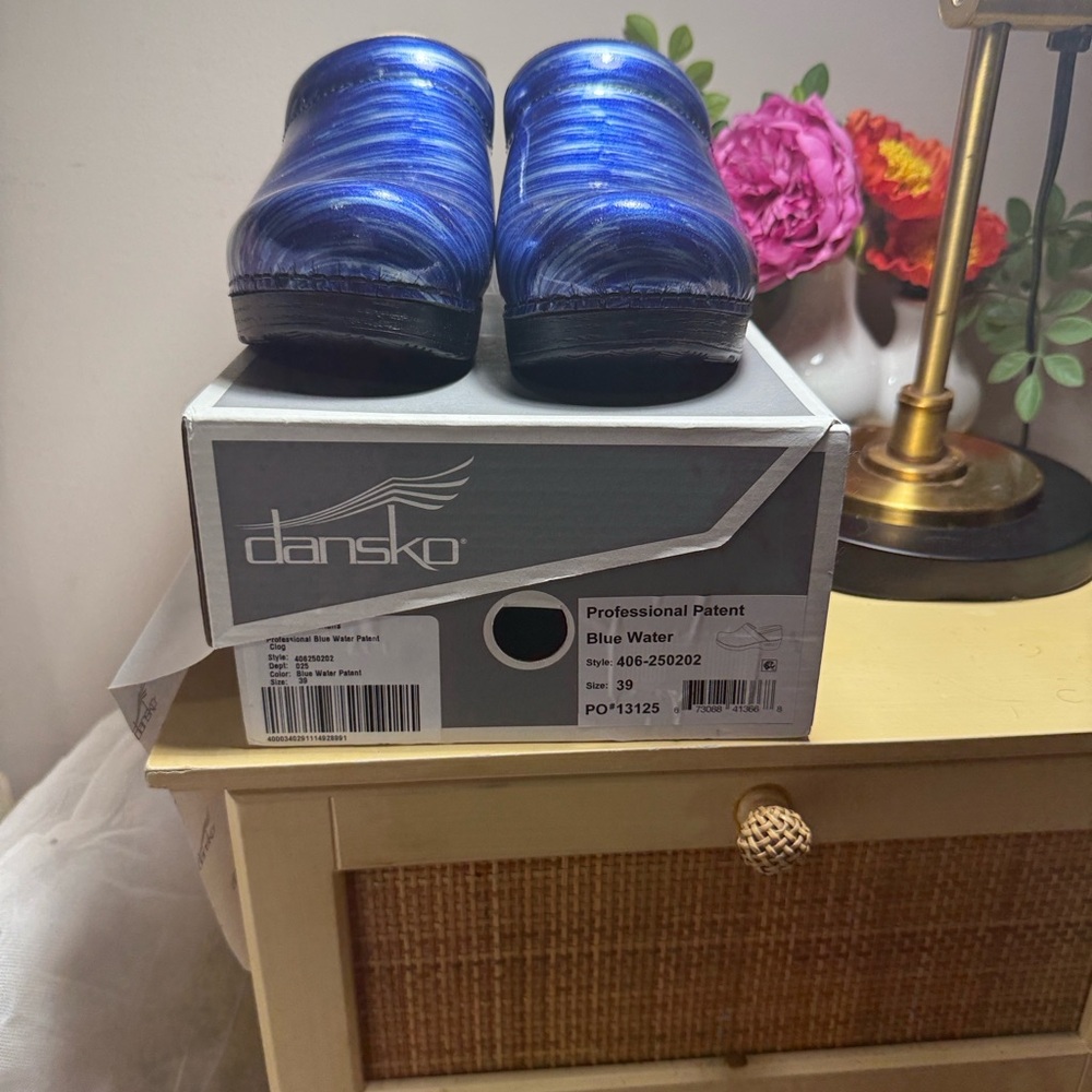 Dansko Blue Professional Clogs - Picture 5 of 13